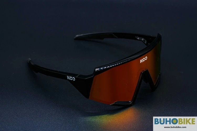 GAFAS CICLISMO KOO SPECTRO NEGRAS LENTE RED MIRROR 2 GAFAS CICLISMO KOO SPECTRO NEGRAS LENTE RED MIRROR - Imagen 2