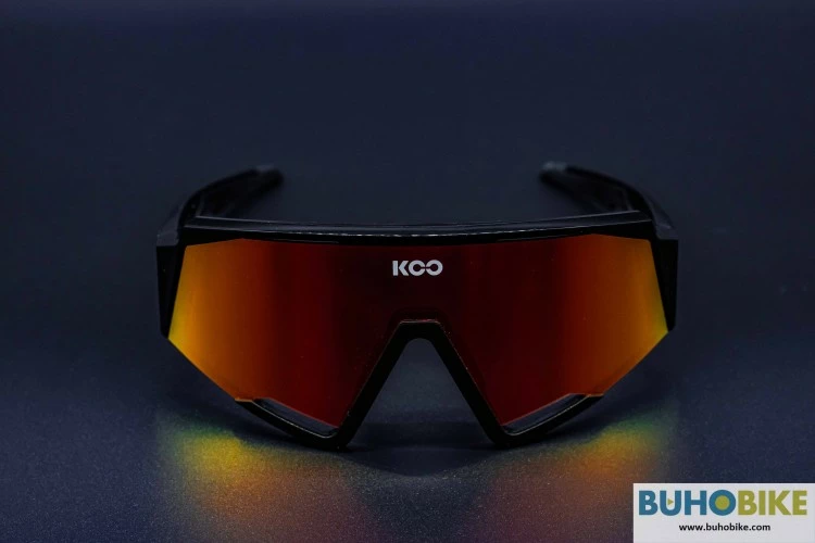 GAFAS CICLISMO KOO SPECTRO NEGRAS LENTE RED MIRROR 1 GAFAS CICLISMO KOO SPECTRO NEGRAS LENTE RED MIRROR